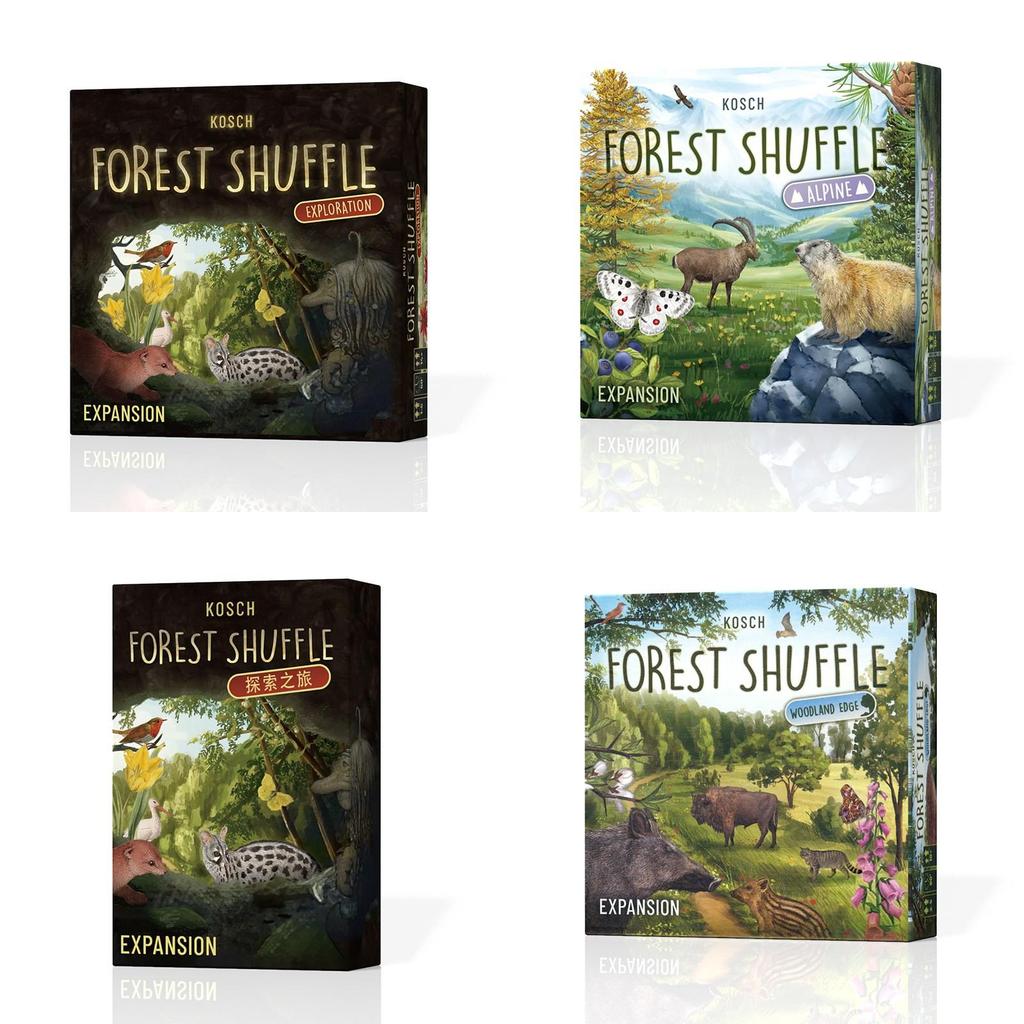 Jeu de Cartes Forest Shuffle Avec Extensions Pour le Divertissement en Famille et le Jeu Stratégique