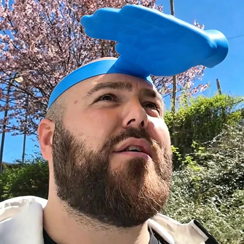 Funny Palm-Shaped Sun Hat 3D Printed Palm-Slap Sun Hats Hands-Free Hand Shade Hat Instant Sun Protection Visor Outdoor Travel