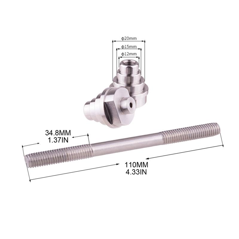 Front Wheel Barrel Axle Hub 12/15/20mm Barrel Axle Hub Adjustment Tool Rod  Bike Repair Tool Accessories Excellent