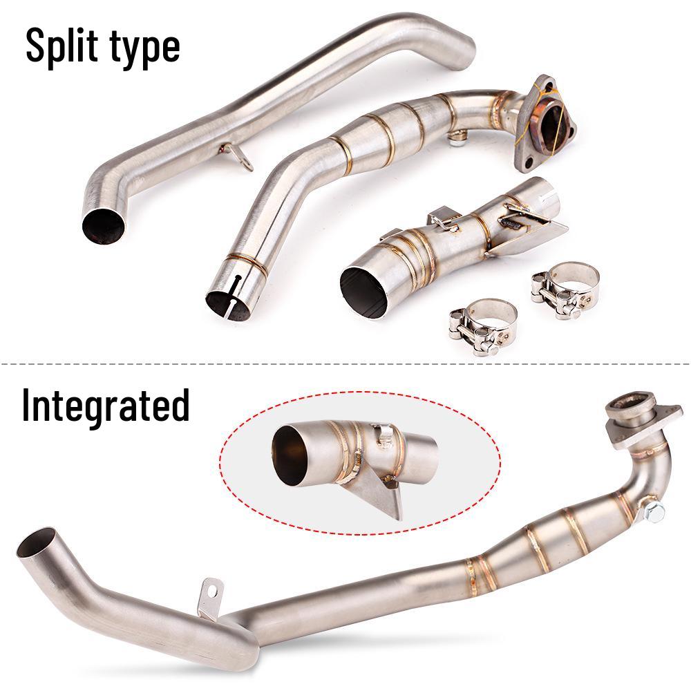 X-ADV750 Modified Carbon Fiber Exhaust Pipe, Full Split Tail Section for 2017-2020 Models.
