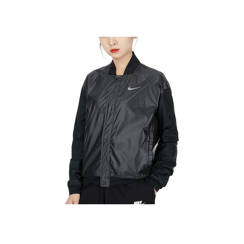 Nike Codzienna Krótka Tkana Kurtka Damska Odzież Wierzchnia Czarna DD6848-010