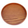 Tea Tray Round Shape Wooden Serving Tray Nature Wood Large Size Round Wood Tray Rustic Style Wooden Plate Home Decor
