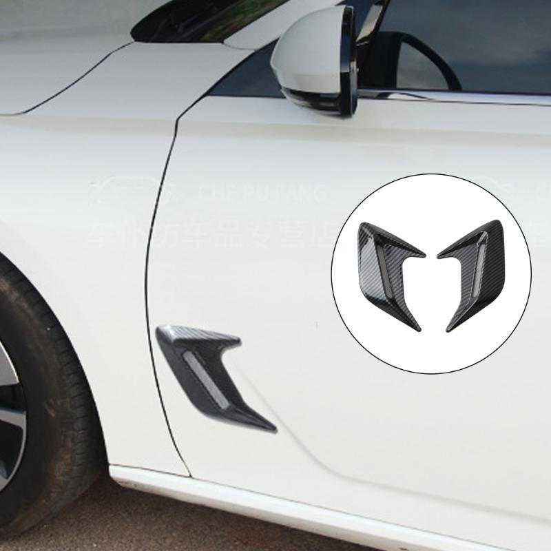 ABS Automotive Side Vent Adhesive Decals Simple Peels & Stick Design Styling Enhancement Sticker for Car Truck Exterior