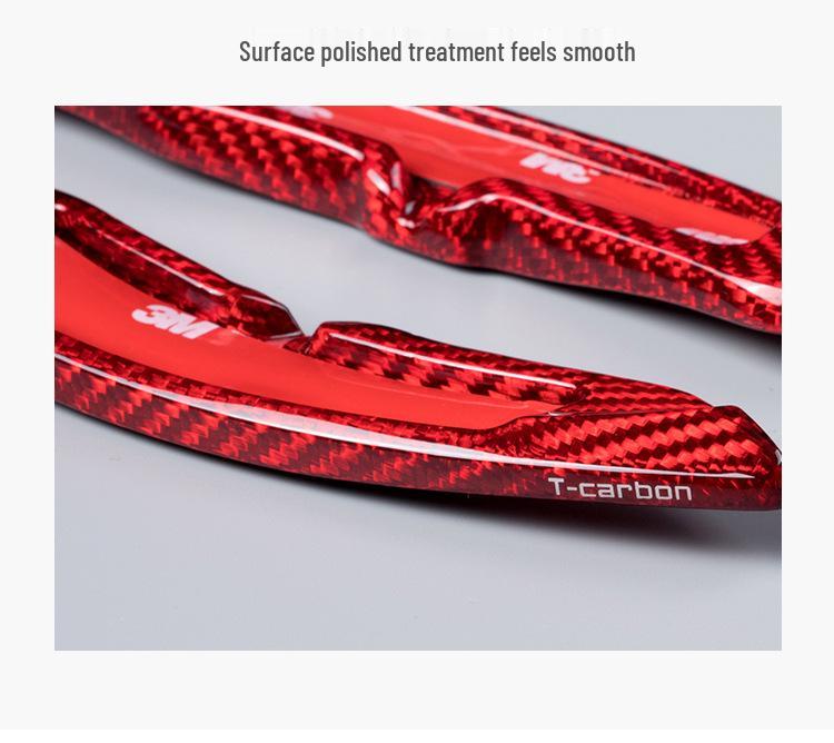 Elastic True Carbon Fiber Knob Paddles for Cayenne, 911, MACAN, Panamera