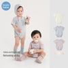Koala Noses Breathable Cotton Diamond Jacquard Baby Bodysuit