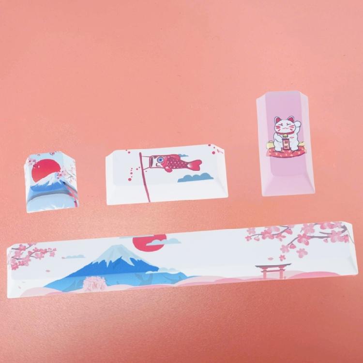 OEM Profile Snow Mountain Keycap Mechanical Keyboard PBT for Key Cap for Kailh M