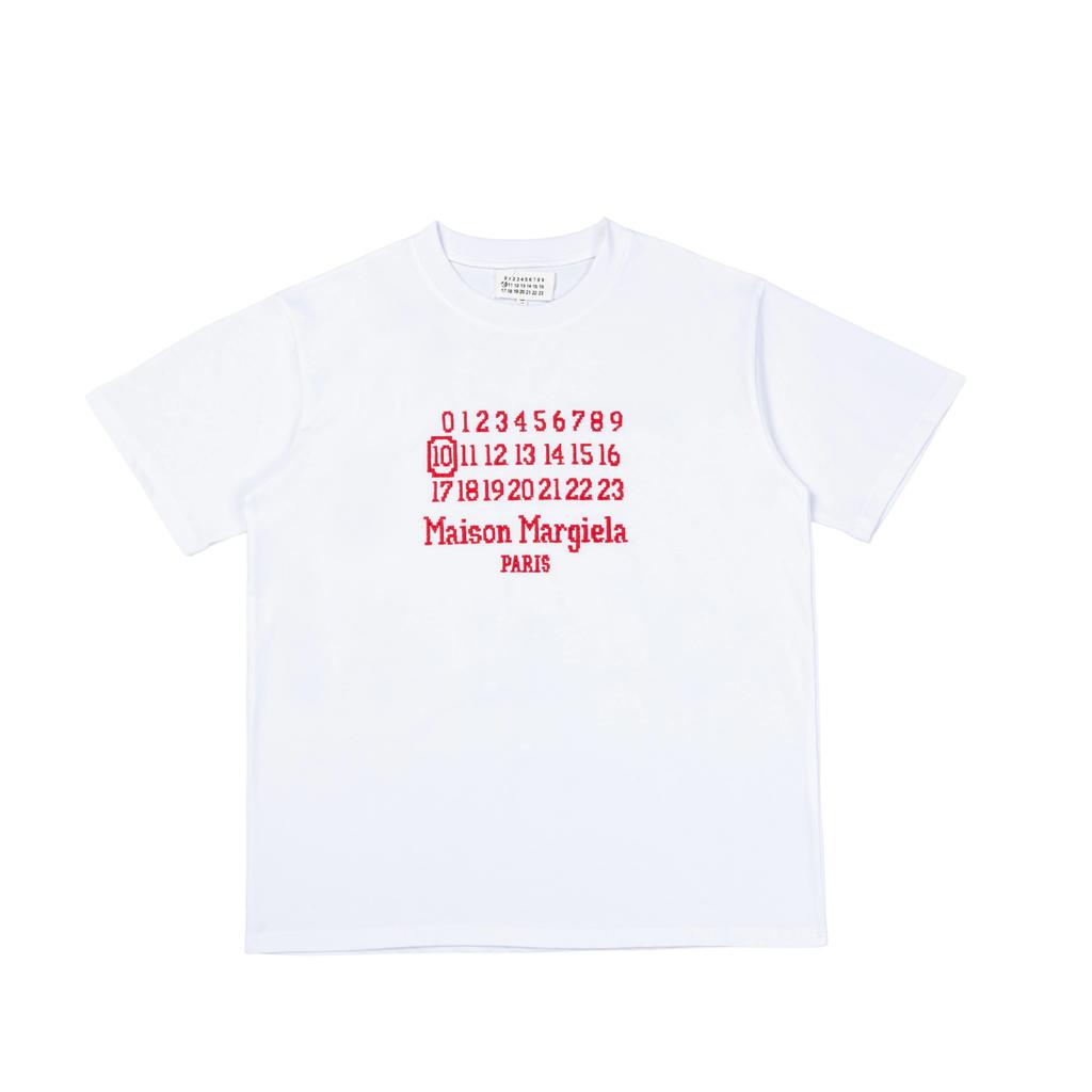 Maison Margiela Digital Print Cotton T-shirt M356 White
