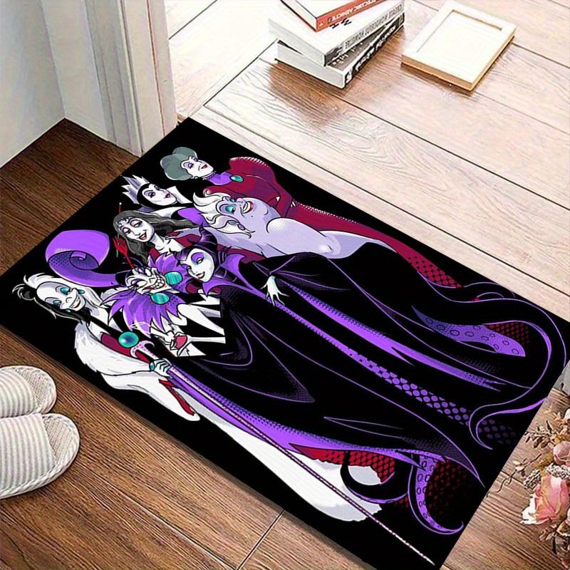 

1pc Disney Villains Rug, Evil Queen Carpet, Maleficent Mat, Ursula Throw Rug, Gift for Room Decor, Office Desk Chair Pad, Outdoor Matz4169 60cm by 90cm
