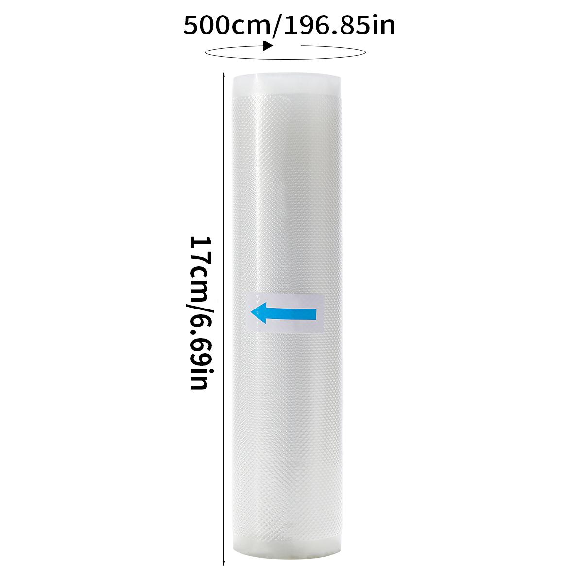 

1 шт. 5 м вакуумный пищевой пакет в рулоне, не содержит бисфенол А, семислойный экструдированный вакуумный пакет с ромбовидным узором для хранения