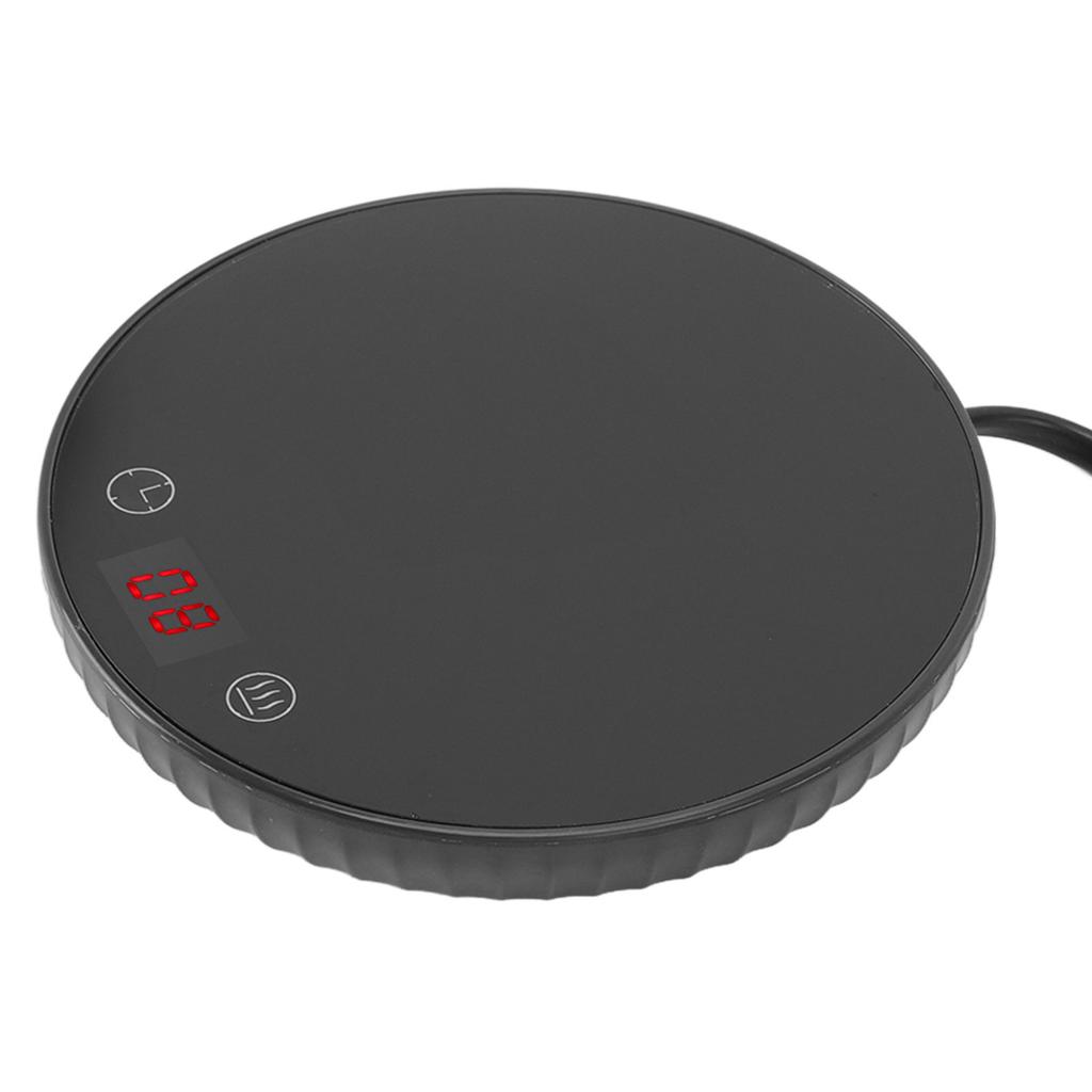 Cup Warmer 55 Degrees C Constant Temperature Digital Display Touch Button Heating Coffee Warmer for Desk for Stainless