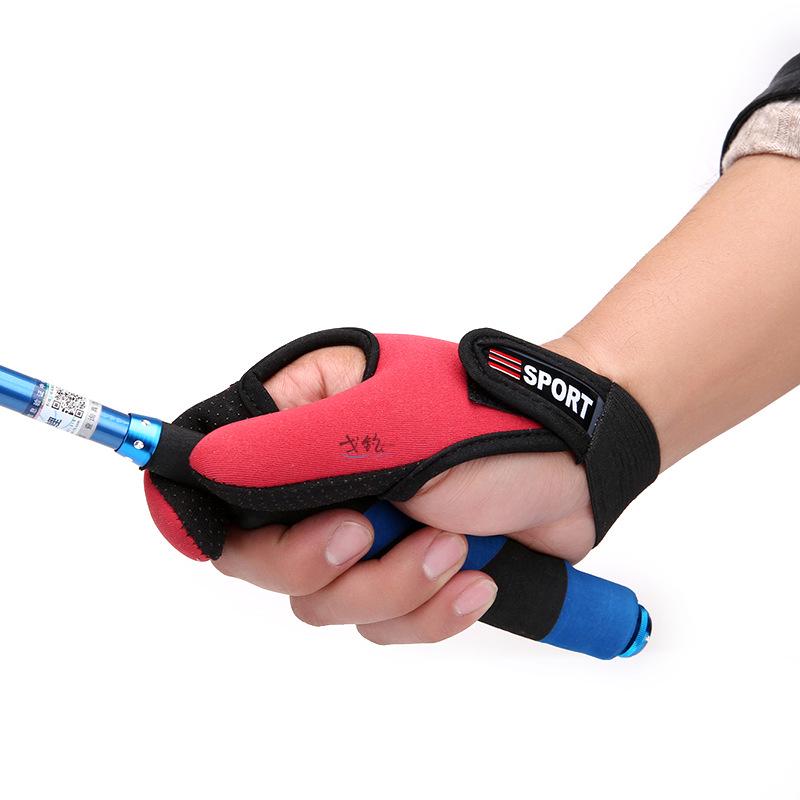 GE Anti-Slip Two-Finger Breathable Fishing Gloves – Wear-Resistant for Men