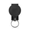 Retractable Stainless Steel Anti-theft Keychain with Metal Buckle and Wire Rope