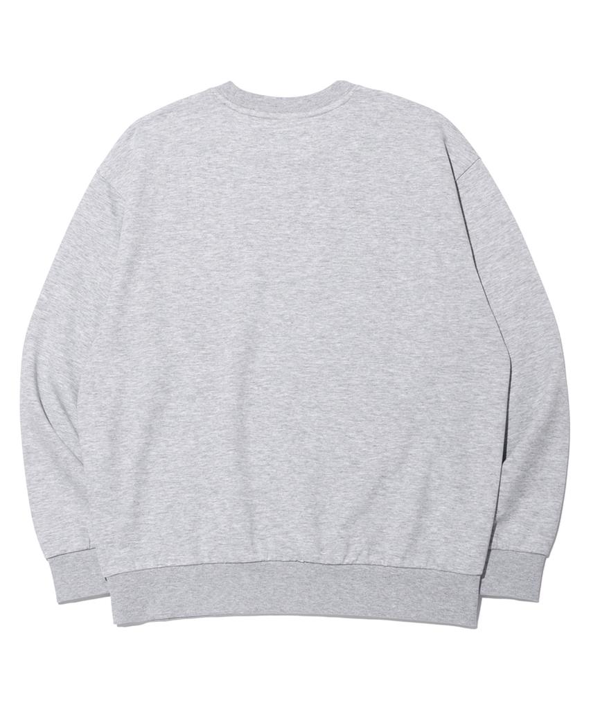 DISTN9NE Small Retro Bear Sweatshirt Lp8Tu741_Melange Grey