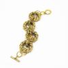 Alloy Twisted Bracelet - Bold Hip-Hop Style Jewelry for E-commerce