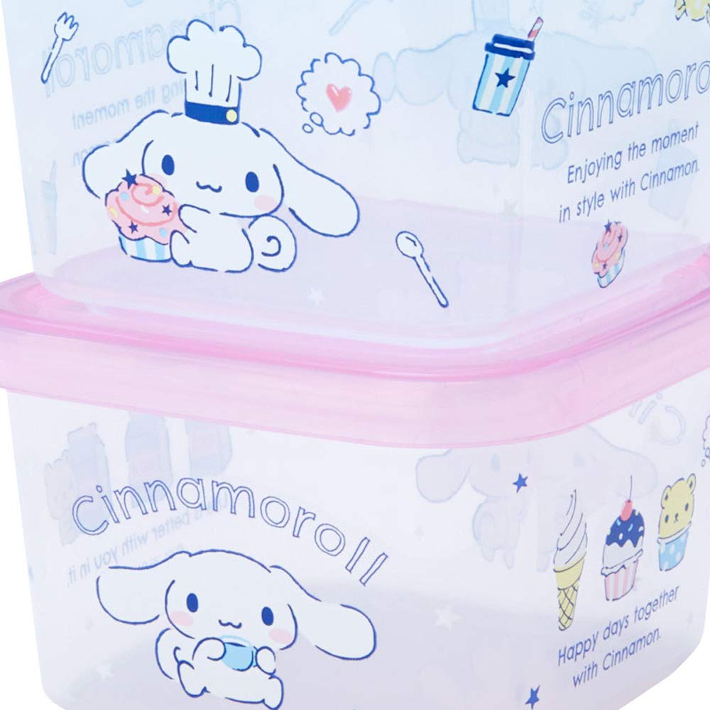 Sanrio Cinnamoroll Mini Food Container Set of 2 747734 (Storage Container)