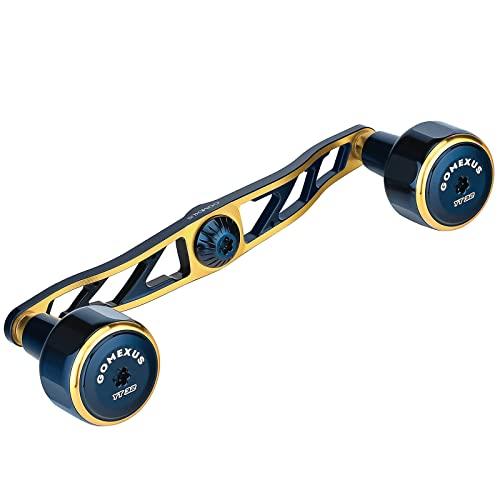 Gomexus CH130 Reel Handle - Compatible with Daiwa and Shimano Baitcasting Reels - Double Handle - Dedicated to Seaborg and Saltiga IC Baitcasting Reel