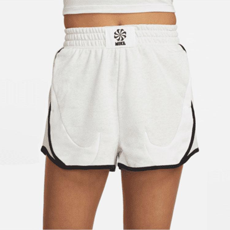 Nike Atmos Collaboration SS22 NSW Circa Series Color-Block Straight-Leg Casual Shorts Women Bottoms Pink Gray DM6784-025