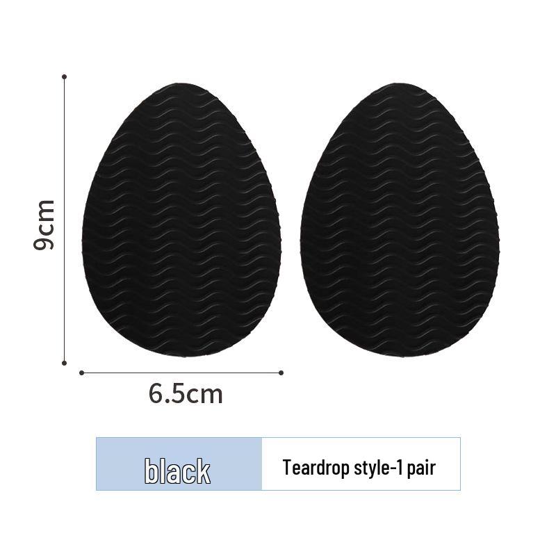 Water Ripple Non-Slip Silicone Heel Stickers