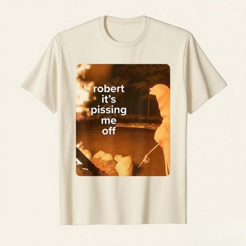 Marcus The Worm Robert Meme Tshirt for Men Women 100 Cotton T Shirts Short Sleeve Tops