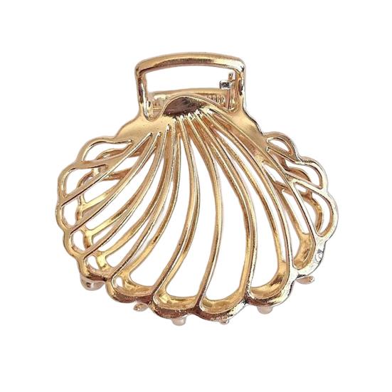 Hair Claw Oceanic Design Back Head Hair Clip with Shells Starfish Conch Pattern Multi-Purpose Hair Accessories
