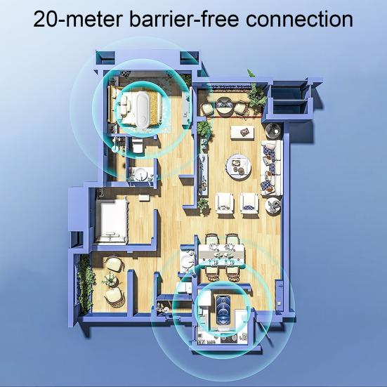 Mini Wireless Lavalier Microphone for Phone/PC/Tablets Noise Reduction Mic with USB-C Port Portable Clip Lapel Microphone for Video Recording Podcast