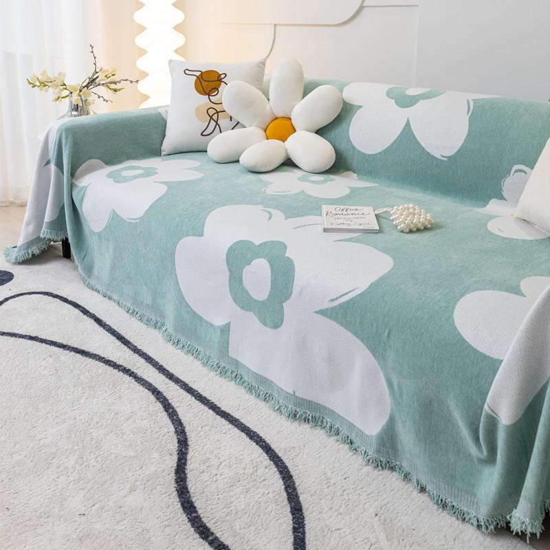 Sofa Cover Anti-cat Scratch Sofa Cover Cloth Ins Wind Cover Cloth Full Cover Cloth Nordic Jacquard Sofa Towel Full Cover Cover
