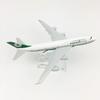 Alloy Aircraft 16cm B747 Air EVA Model Airplane 1/400 Scale 747 Metal Plane Model With Base Aviation Enthusiasts Gift