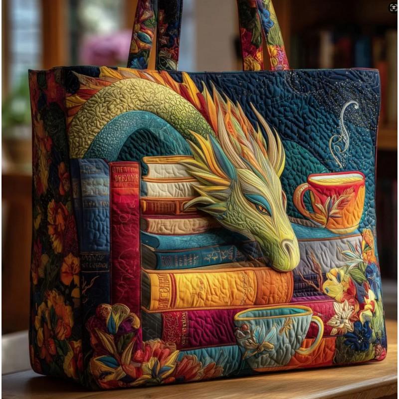TEMU Womens Fashion Printed Tote Shoulder Bag 600D Oxford Cloth