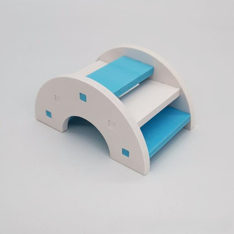 Rainbow Hamster Ladder Bridge Cute Plastic Hanging Toy for Small Pets, Rat and Mouse Cage Accessories, Ideal Pet Gift