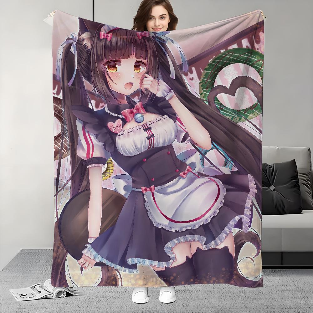 Game N-Nekopara-S Blanket Design Lightweight  For Dorms, Naps, Living Room, Office,Sofa,All-Season