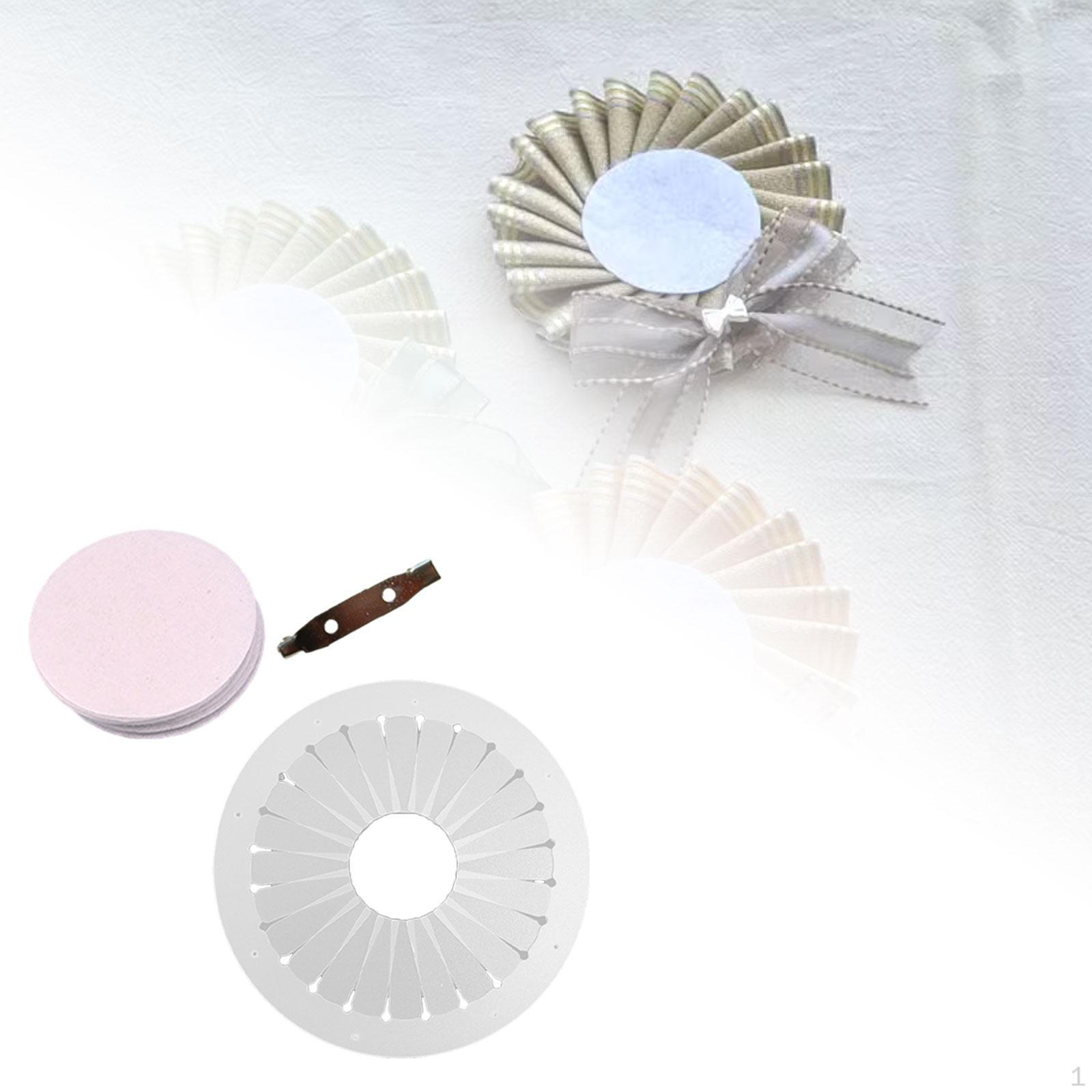 

Набор для самостоятельного изготовления розеток, аксессуар для изготовления брошей из лент, универсальные поделки для взрослых, хобби, искусство Diameter 12cm