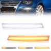 2Pcs Front Bumper Turn Signal Light DRL Light Parking Light With Dynamic LED For 2006 2007 2008 2009 2010 Volkswagen Passat
