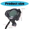 Stylish 12V Motorbike Odometer Oil Level Gauge 7 Color with Adjustable Brightness Waterproof Designs Suitable for BWS125