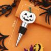 Halloween Wine Stopper In Pumpkin Shape, A Festive Gift, Zinc Alloy Wine Bottle Stopper for Preservation and Sealing
