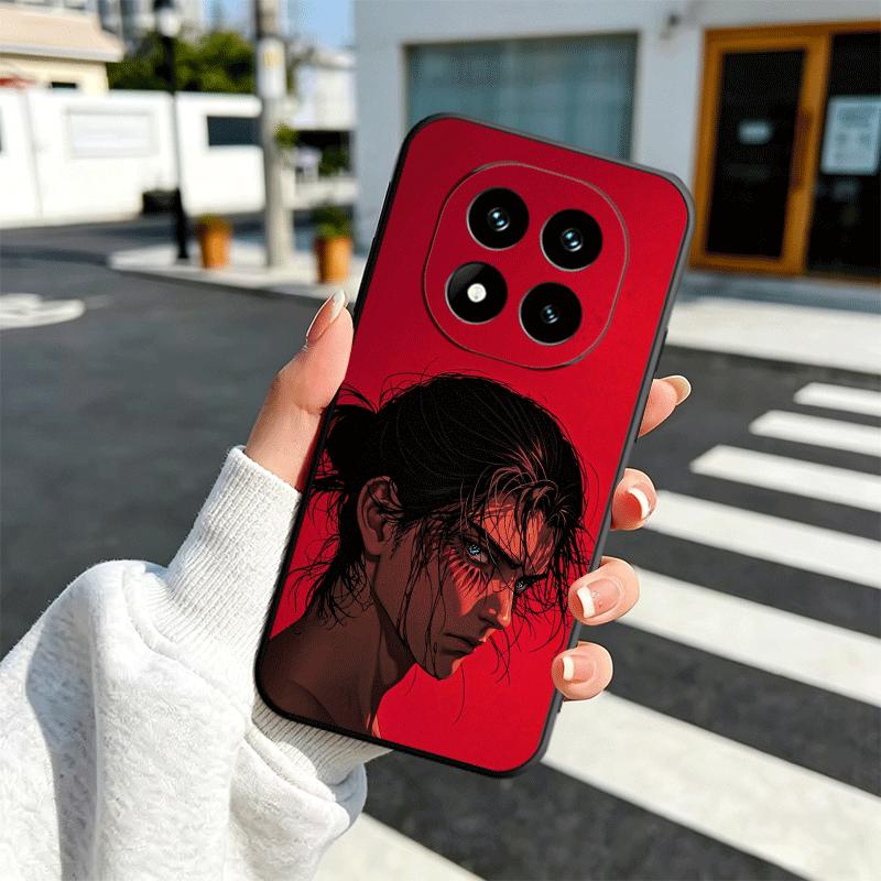 A-Attack On T-Titan Eren Yeager Soft Phone Case for Xiaomi Redmi Note 12 13 14 15 Pro Plus 11 12S 11S 11T 10 4G Black Cover Back