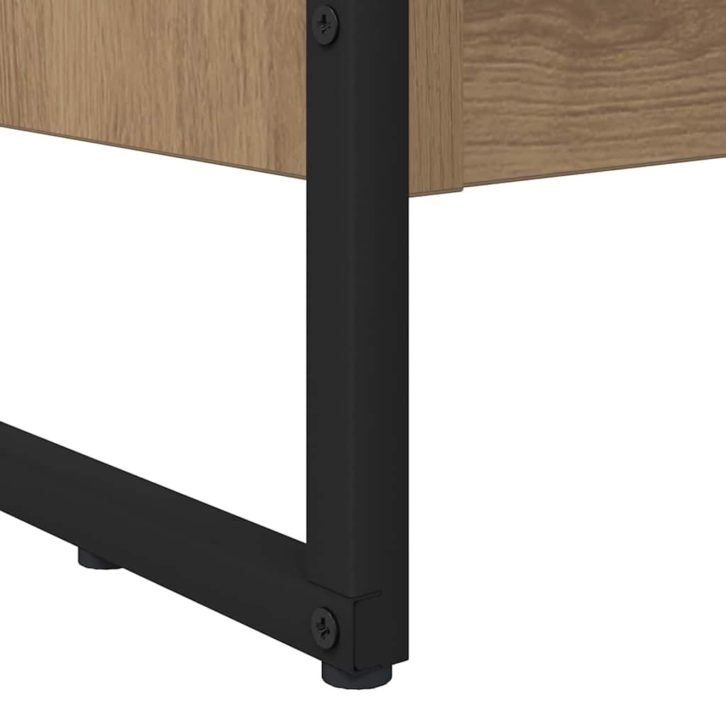 Bookshelf Rustic Oak Design 60 x 30 x 121 cm Engineered Wood