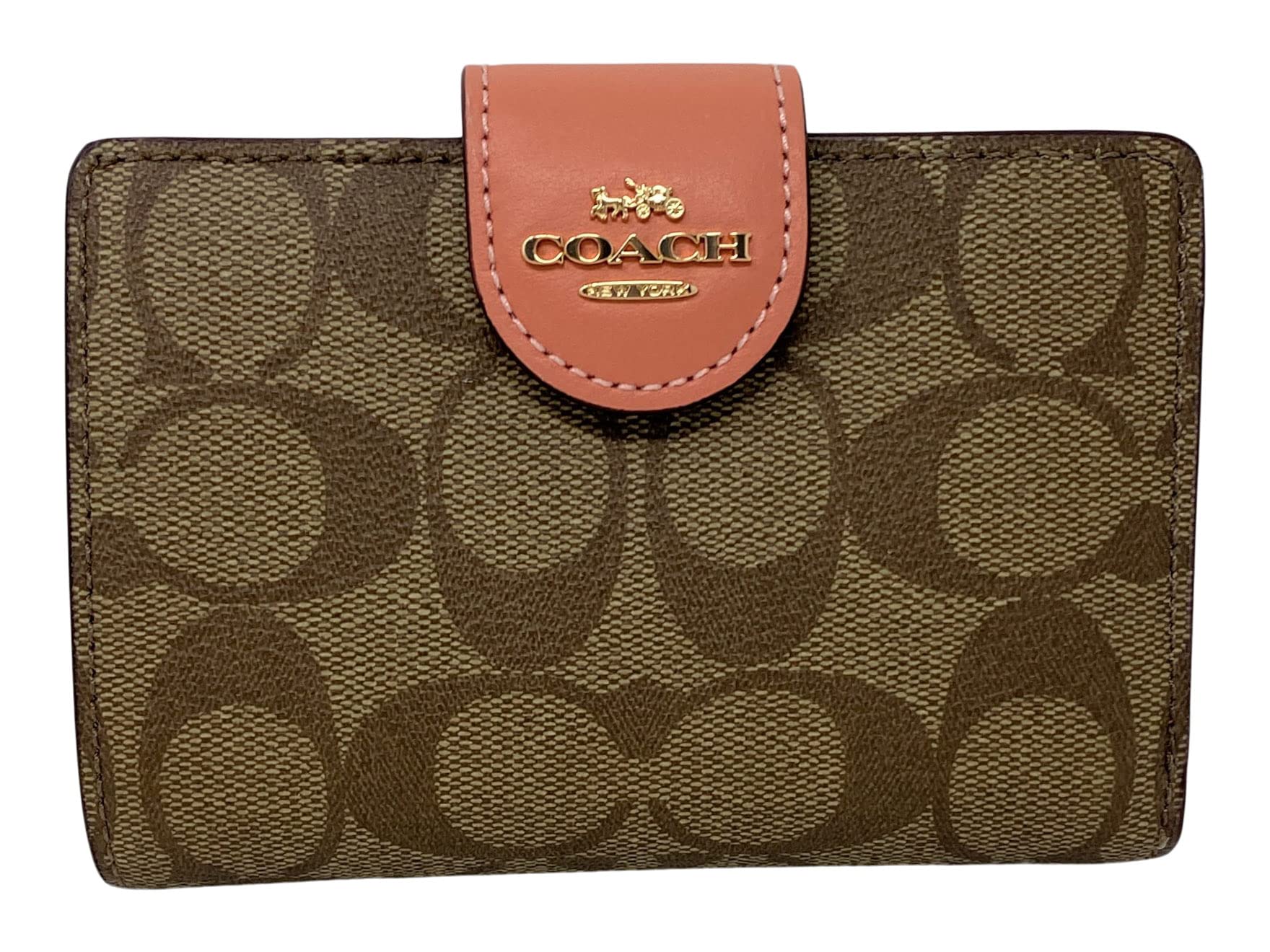 

Wallet Khaki color [Coach] (bi-fold wallet) C0082-IMVHO