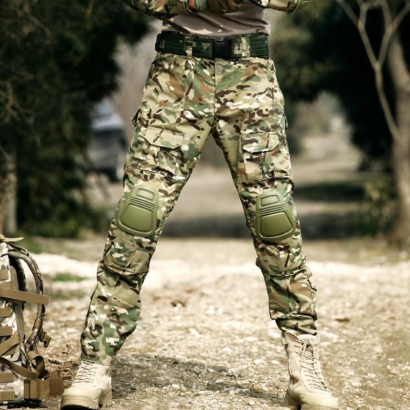 Multicam Camouflage Militar Tactical Pants Army Military Uniform Trouser Waterproof Tactical Military Cargo Pants for Men