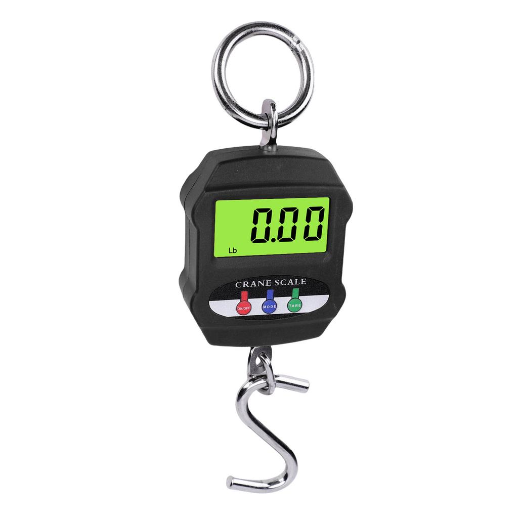 Digital Hanging Scale 660LB 300KG LCD Backlit Display Crane Scale for Farm Fishing Outdoor Activities
