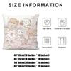M-Mikko Katzenkissenbezug Kissenbezug Weich Niedlich Dekokissenbezug Für Auto Sofa Kissenbezug Polyester Mit Reißverschluss