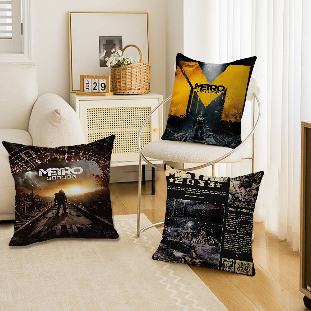 M-Metro 2033 Anime Pillowcases Home Bedding Decorative Pillow Cover Wedding Super Soft Pillow Case