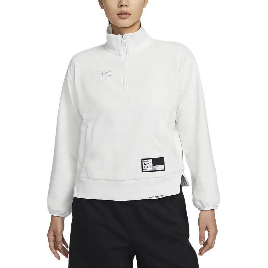 Nike Swoosh Fly Sweatshirt Women's Mountain Peak White FQ4090-121