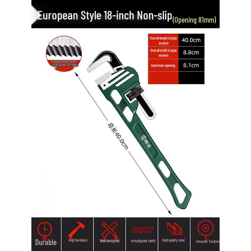 Shengda Heavy-Duty Pipe Wrench