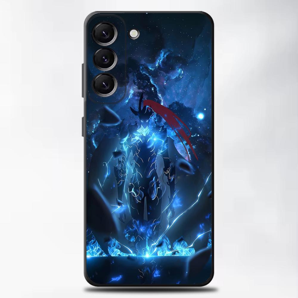 1 Stück Solo Leveling Cooles Anime Handyhülle Für Samsung Galaxy A13,A21s,A22,A31,A32,A52,A53,A71,A80,A91 Weiche Schwarze Abdeckung