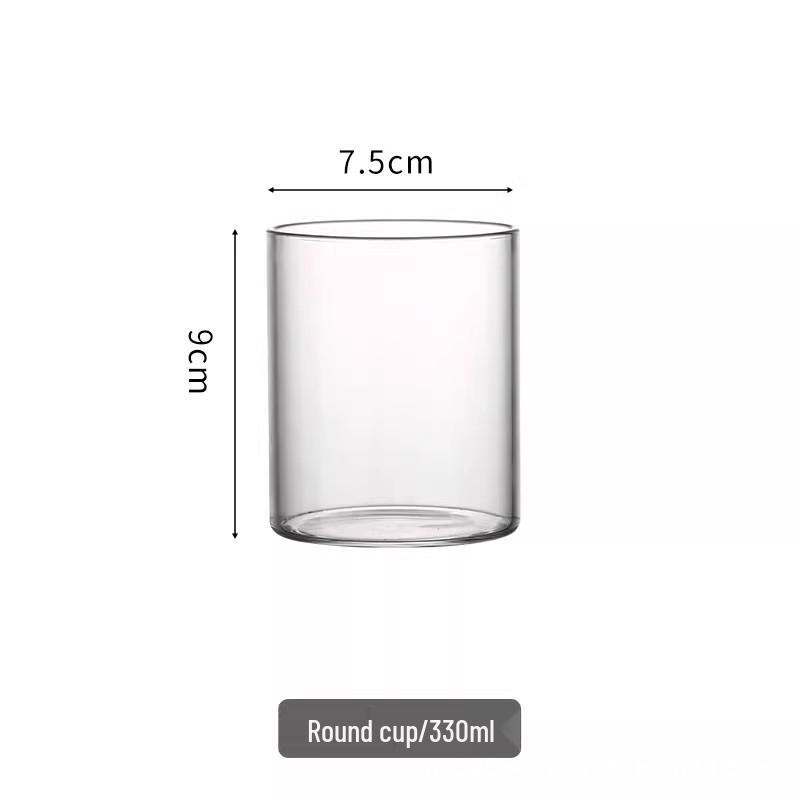 Heat-Resistant Borosilicate Long Drink Glass - Straight Sided, Thin Base