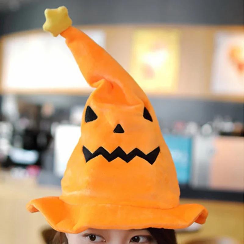 Halloweenský dýňový klobouk Halloweenské párty dekorace Kreativní postavy Doplňky k čarodějnickému kostýmu Párty klobouk