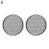 2pcs Non-slip Car Water Cup Pad Diamond Rhinestone Rubber Mat For Bottle Holder Coaster Auto Interior Anti-skid Cup Holders 7cm