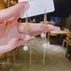 Simple Temperament Light Luxury Anti-lost Earrings Women's Fashion High Sense Tassel Versatile Super Fairy Personalized Earrings