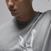 Jordan Sports Cotton Soft Dry Comfortable Short Sleeve T-Shirt Men Tops Granite-Gray FZ1928-073