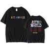 AstroWorld Tour Oversized T Shirt Men Women1:1letter Print T Shirts Hip Hop Streetwear Kanye West ASTROWORLD Tshirt